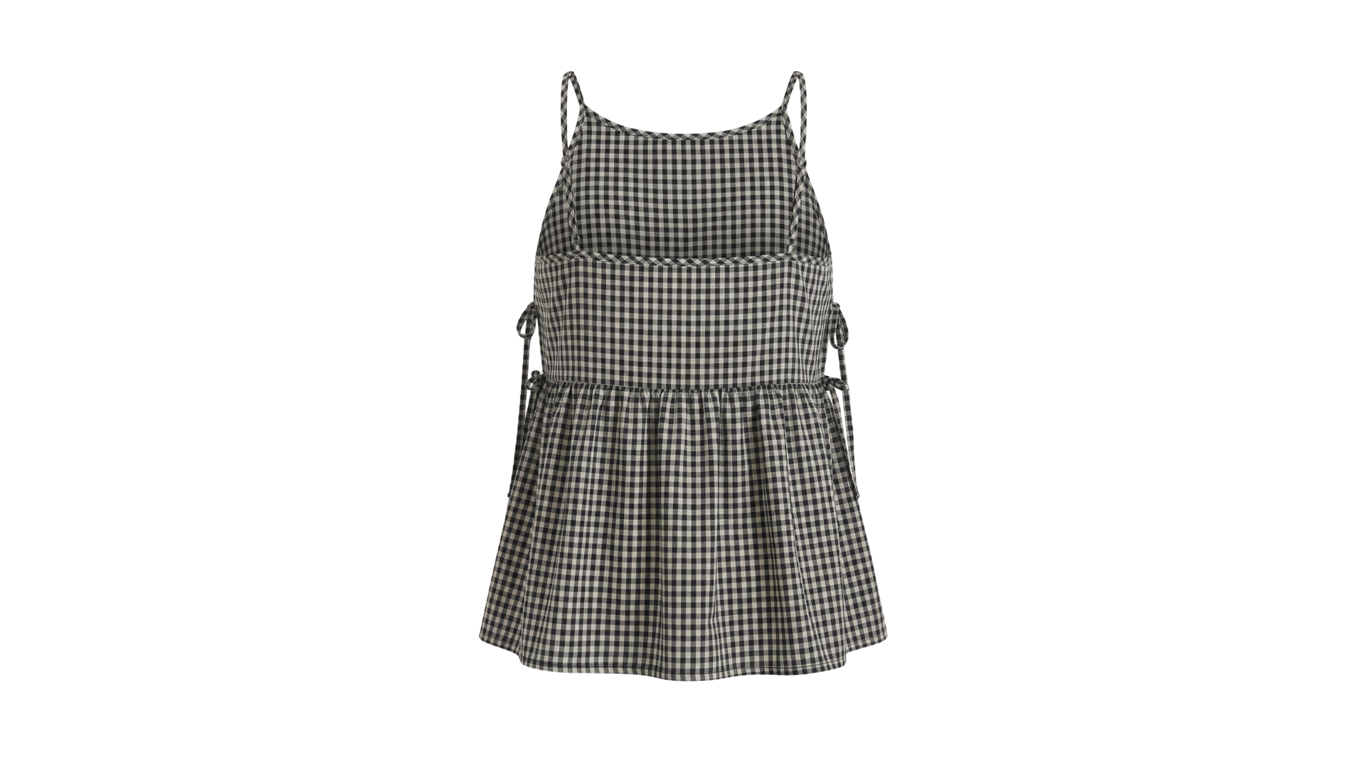 Gingham black